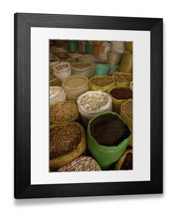 Framed Print : Kunming Traditional Medicine Market. Yunnan Province CHINA Framed Print : Kunming Traditional Medicine Market. Yunnan Province CHINA