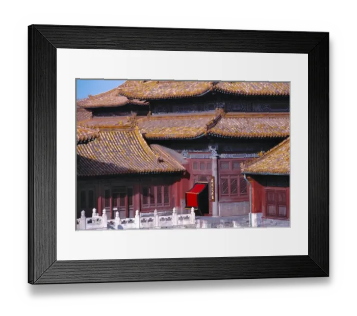 Framed Print : Asia, China, Beijing. The inner buildings of the Forbidden City, a World Heritage Site Framed Print : Asia, China, Beijing. The inner buildings of the Forbidden City, a World Heritage Site