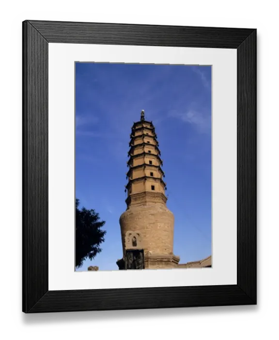 Framed Print : Asia, China, Lanzhou. The White Pagoda Temple, or Baita Shan, stands above the city of Lanzhou Framed Print : Asia, China, Lanzhou. The White Pagoda Temple, or Baita Shan, stands above the city of Lanzhou