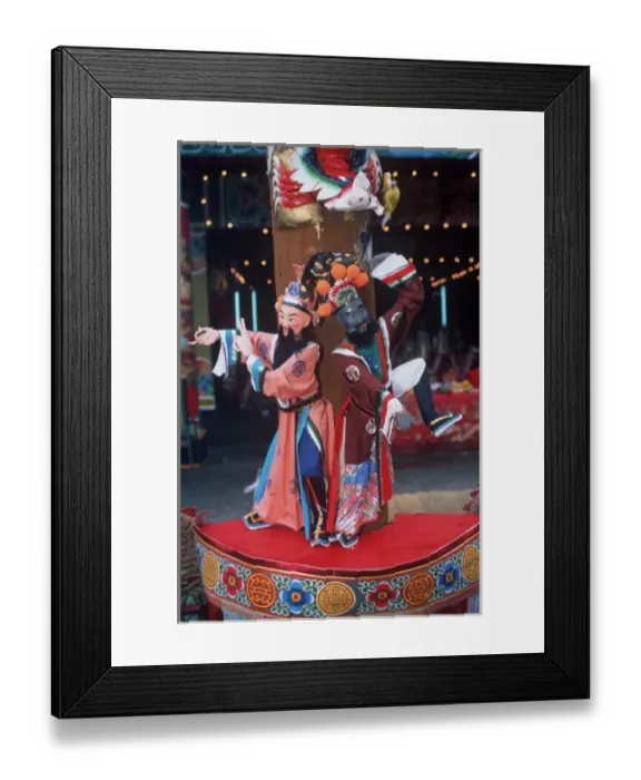 Framed Print : Chinese figurines at temple in Kowloon, Hong Kong Framed Print : Chinese figurines at temple in Kowloon, Hong Kong