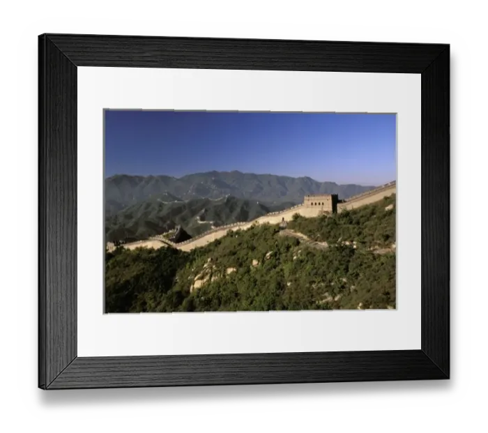 Framed Print : Asia, China, Beijing, Badaling. The Great Wall of China, morning view Framed Print : Asia, China, Beijing, Badaling. The Great Wall of China, morning view