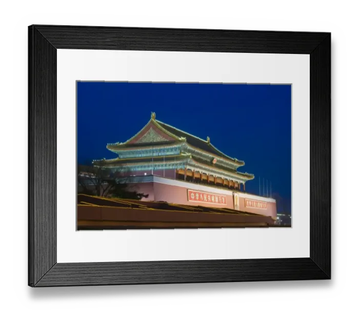 Framed Print : China, Beijing. Tiananmen Square: Gate of Heavenly Peace Framed Print : China, Beijing. Tiananmen Square: Gate of Heavenly Peace
