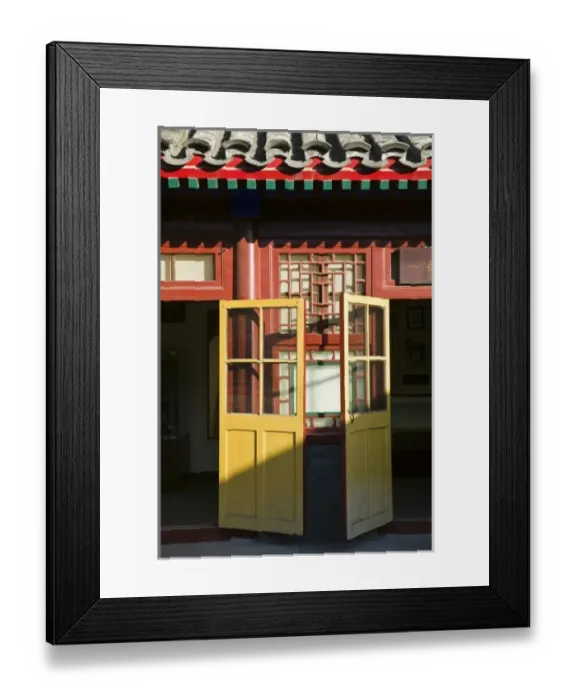 Framed Print : China, Beijing, Dongcheng District. Lao She Museum- courtyard home of famous Chinese writer Framed Print : China, Beijing, Dongcheng District. Lao She Museum- courtyard home of famous Chinese writer