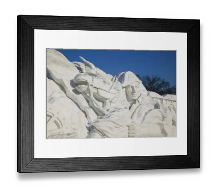 Framed Print : CHINA, Heilongjiang Province, Haerbin (Harbin). Harbin International Sun Island Snow