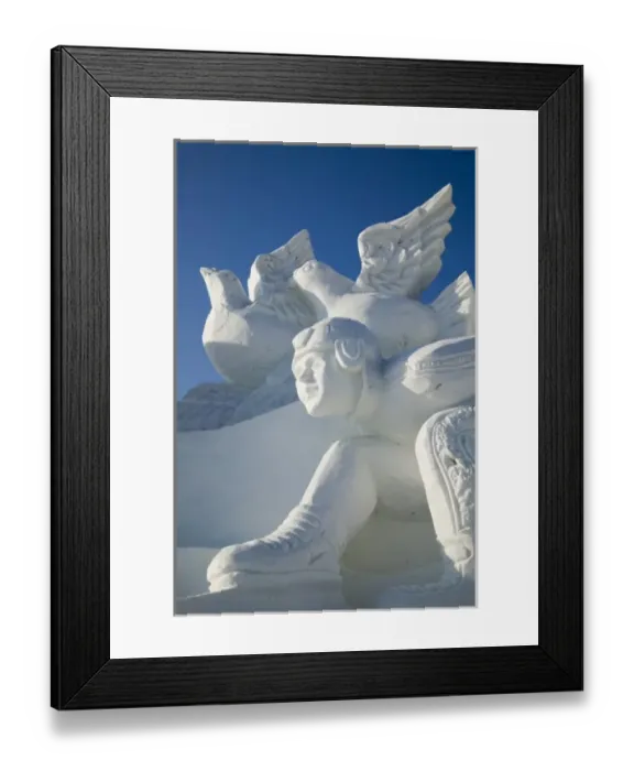Framed Print : CHINA, Heilongjiang Province, Haerbin (Harbin). Harbin International Sun Island Snow