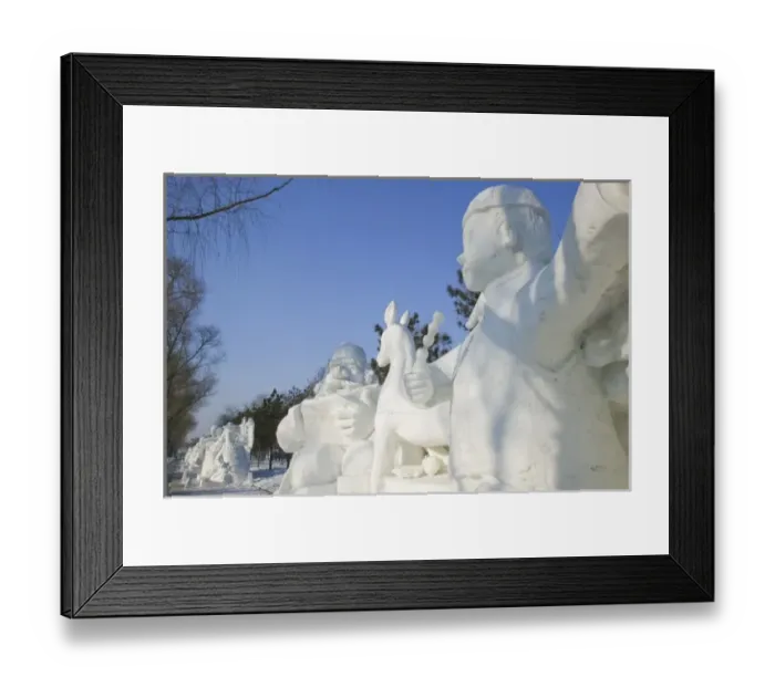 Framed Print : CHINA, Heilongjiang Province, Haerbin (Harbin). Harbin International Sun Island Snow Framed Print : CHINA, Heilongjiang Province, Haerbin (Harbin). Harbin International Sun Island Snow