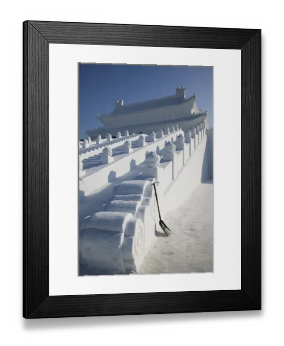 Framed Print : CHINA, Heilongjiang Province, Haerbin (Harbin). Harbin International Sun Island Snow Framed Print : CHINA, Heilongjiang Province, Haerbin (Harbin). Harbin International Sun Island Snow