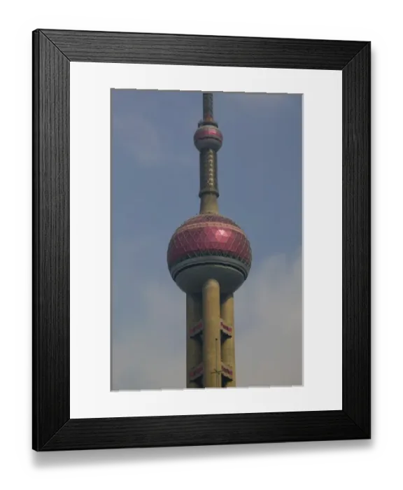 Framed Print : CHINA, Shanghai. Pudong District- Oriental Pearl Tower Framed Print : CHINA, Shanghai. Pudong District- Oriental Pearl Tower