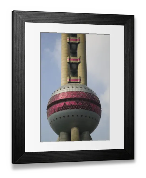 Framed Print : CHINA, Shanghai. Pudong District- Oriental Pearl Tower Framed Print : CHINA, Shanghai. Pudong District- Oriental Pearl Tower