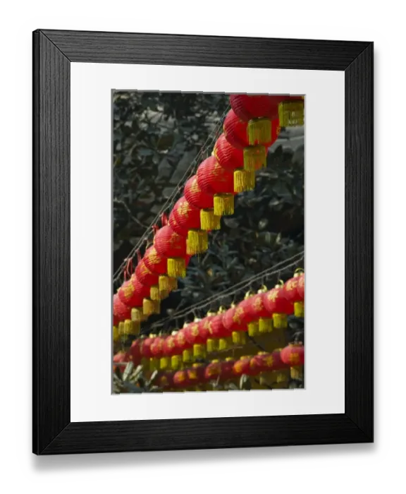 Framed Print : CHINA, Shanghai. Jade Buddha Temple- Red Lanterns Framed Print : CHINA, Shanghai. Jade Buddha Temple- Red Lanterns