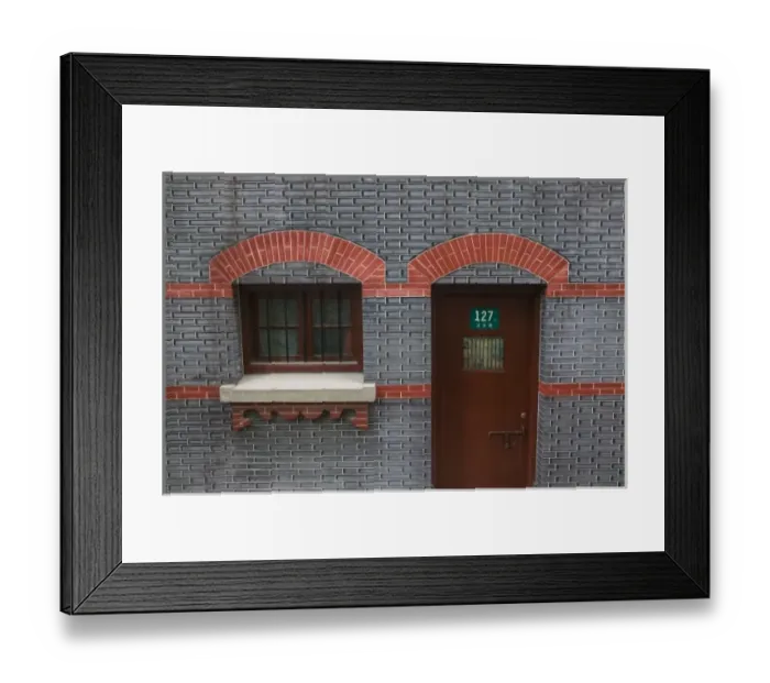 Framed Print : CHINA, Shanghai. French Concession Area- #127 Taicang Road- Where Chairman Mao stayed