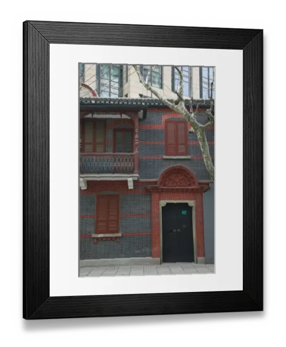 Framed Print : CHINA, Shanghai. French Concession Area- #127 Taicang Road- Where Chairman Mao stayed Framed Print : CHINA, Shanghai. French Concession Area- #127 Taicang Road- Where Chairman Mao stayed