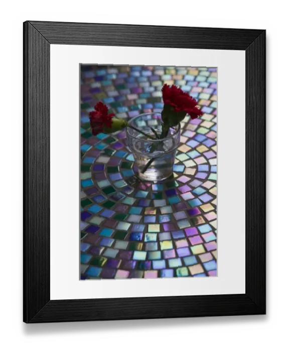 Framed Print : CHINA, Shanghai. French Concession Area- Taikang Road Arts Center-Mosaic Table Framed Print : CHINA, Shanghai. French Concession Area- Taikang Road Arts Center-Mosaic Table
