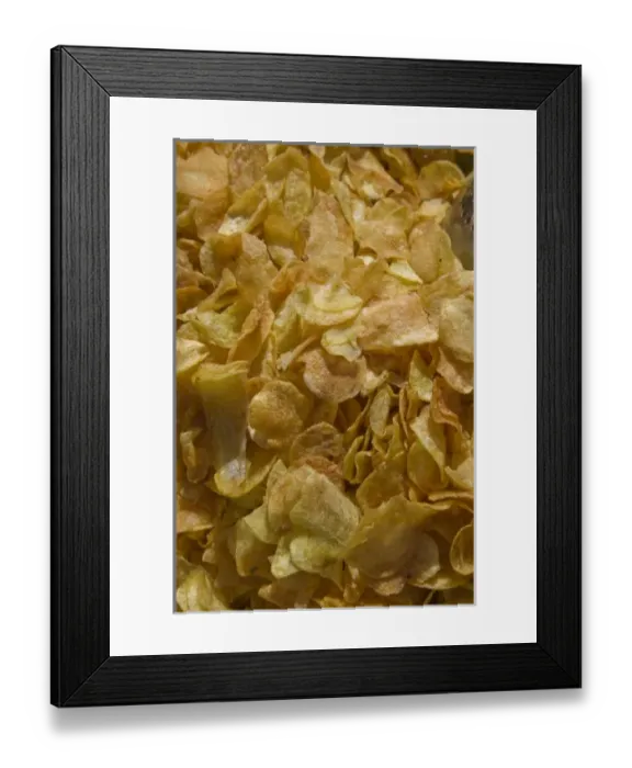 Framed Print : CHINA, Yunnan Province, Lijiang. Old Town, Lijiang Market, detail of fried potatoes Framed Print : CHINA, Yunnan Province, Lijiang. Old Town, Lijiang Market, detail of fried potatoes