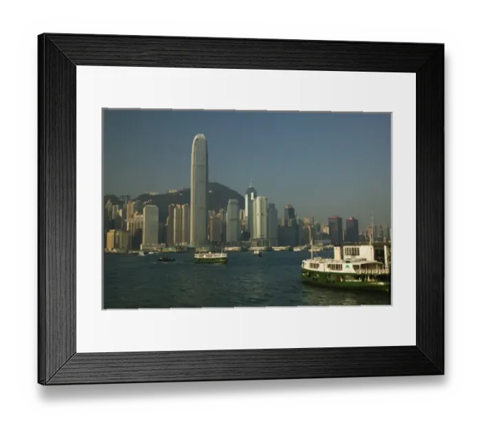 Framed Print : CHINA, Hong Kong. Central Hong Kong and Two International Financial Centre building Framed Print : CHINA, Hong Kong. Central Hong Kong and Two International Financial Centre building