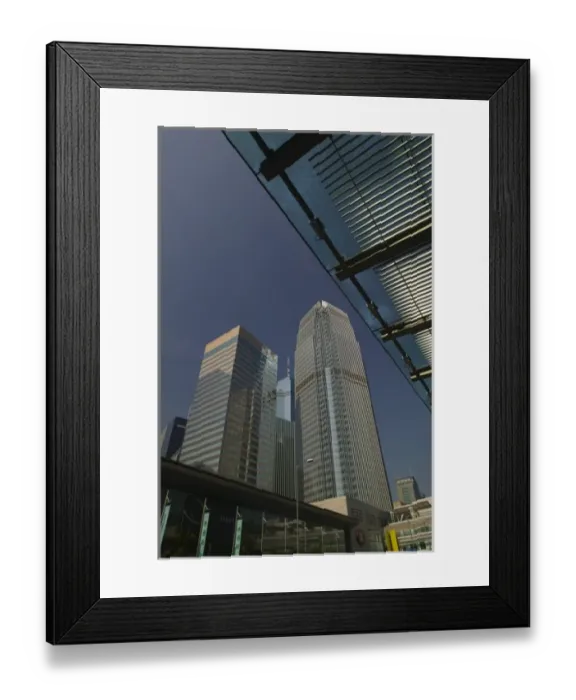 Framed Print : CHINA, Hong Kong. Two International Financial Centre Building (2IFC) Exterior, daytime Framed Print : CHINA, Hong Kong. Two International Financial Centre Building (2IFC) Exterior, daytime
