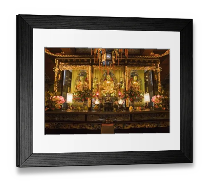Framed Print : Hong Kong. The monastary at the base of the Tian Tan Buddha Framed Print : Hong Kong. The monastary at the base of the Tian Tan Buddha