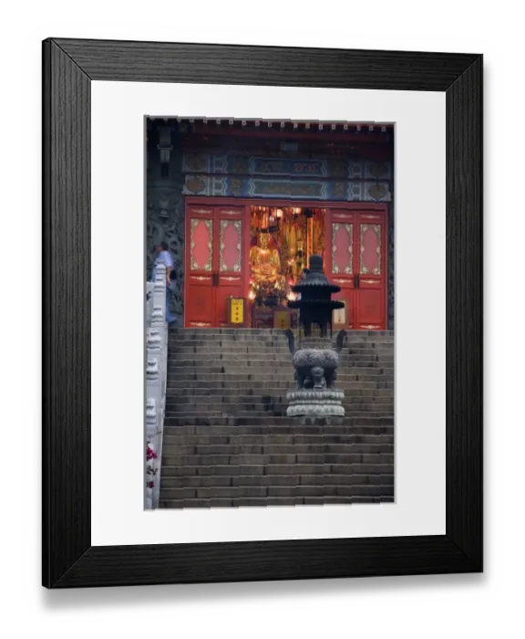 Framed Print : Hong Kong. The monastary at the base of the Tian Tan Buddha Framed Print : Hong Kong. The monastary at the base of the Tian Tan Buddha