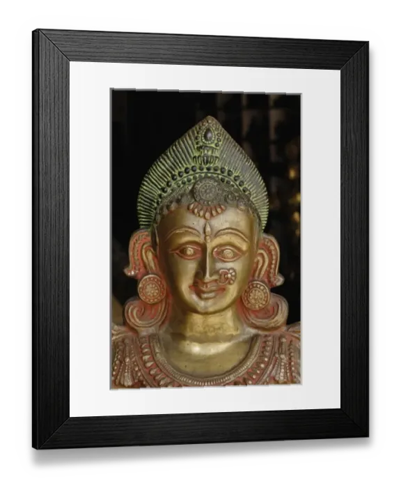 Framed Print : Buddha in storefront window, Delhi, India Framed Print : Buddha in storefront window, Delhi, India