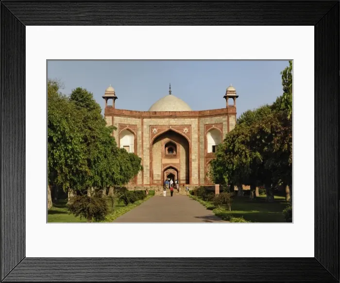 Framed Print : Entry to Humayuns Tomb, Delhi, India