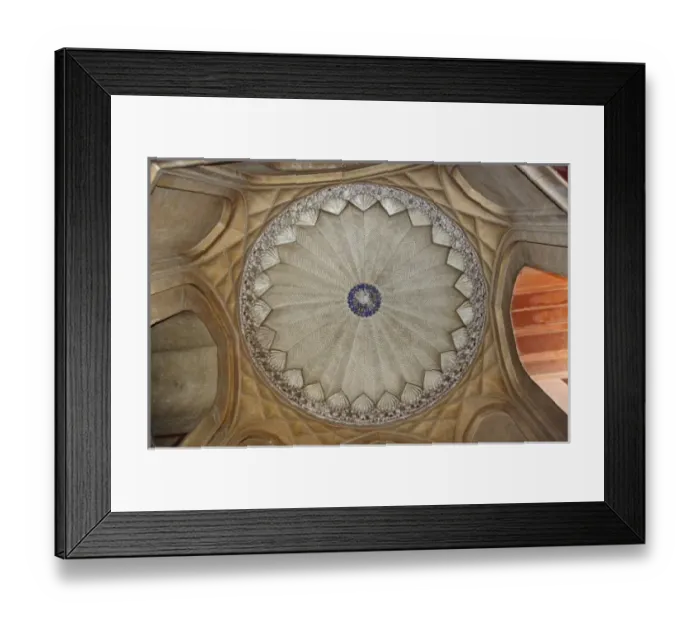 Framed Print : Architectural details, Humayuns Tomb, a complex of Mughal architecture built