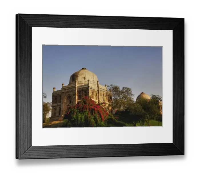 Framed Print : Mosque of Sheesh Gumbad, Lodhi Gardens, New Delhi, India