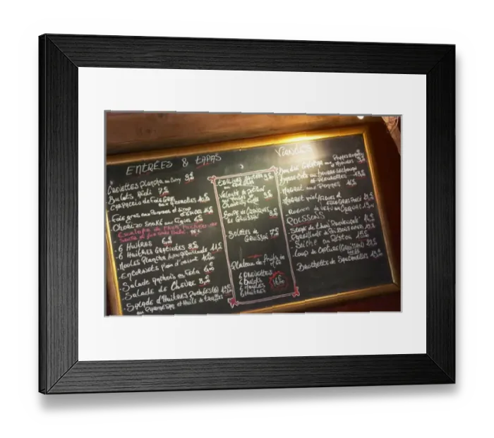 Framed Print : Gruissan village. La Clape. Languedoc. Restaurant La Cranquette. France. Europe