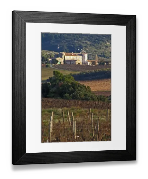 Framed Print : Chateau Villerambert-Julien near Caunes-Minervois. Minervois. Languedoc. France. Europe Framed Print : Chateau Villerambert-Julien near Caunes-Minervois. Minervois. Languedoc. France. Europe