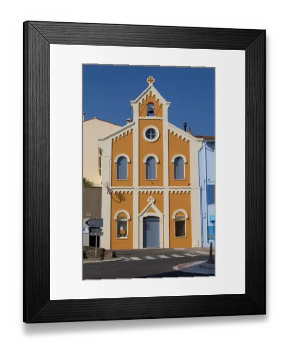 Framed Print : Collioure. Roussillon. France. Europe