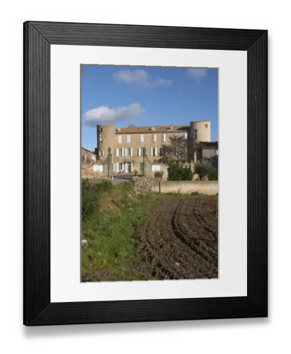Framed Print : Chateau Villerambert-Julien near Caunes-Minervois. Minervois. Languedoc. France. Europe Framed Print : Chateau Villerambert-Julien near Caunes-Minervois. Minervois. Languedoc. France. Europe
