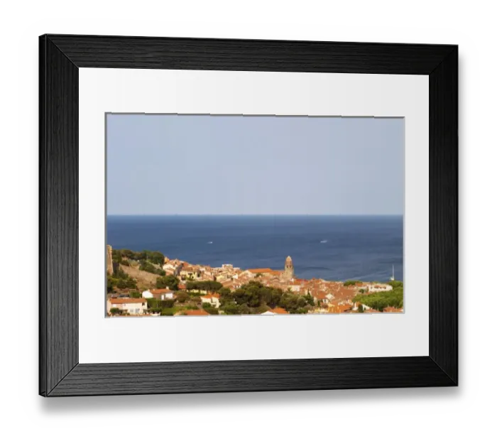 Framed Print : The church Eglise Notre Dame des Anges, our lady of the angels. With its emblematic church tower Framed Print : The church Eglise Notre Dame des Anges, our lady of the angels. With its emblematic church tower