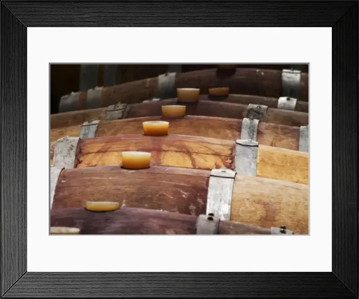 Framed Print : Domaine Cazeneuve in Lauret. Pic St Loup. Languedoc. Barrel cellar. France. Europe Framed Print : Domaine Cazeneuve in Lauret. Pic St Loup. Languedoc. Barrel cellar. France. Europe