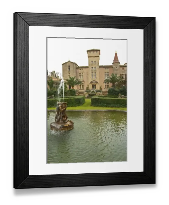 Framed Print : Chateau St Martin de la Garrigue
