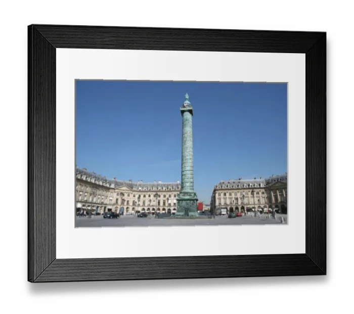 Framed Print : France. Paris. Vendome Square. Built by architect Hadouin-Mansart between 1687-1720
