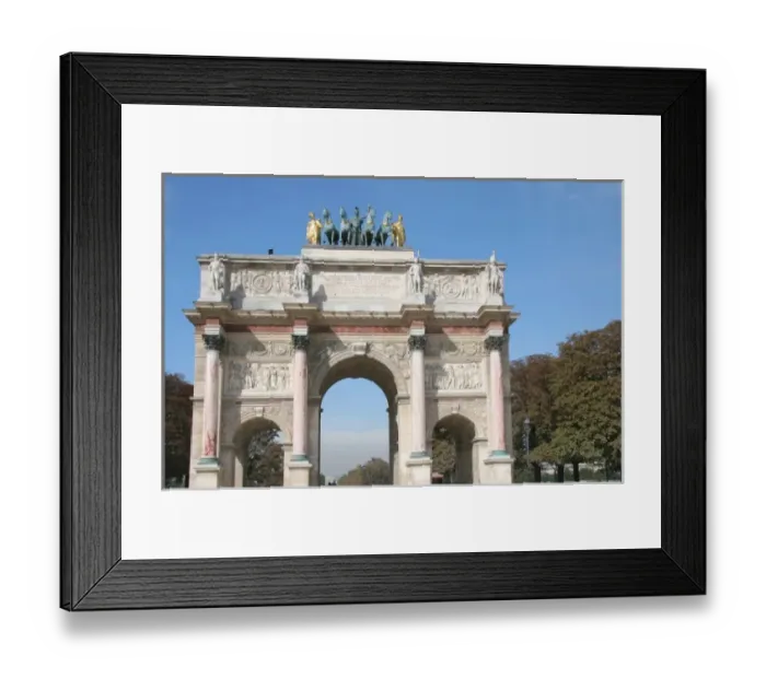 Framed Print : Neoclassical Art. Arc de Triomphe du Carrousel (Arc de Triomphe du Carrousel). Napoleon Framed Print : Neoclassical Art. Arc de Triomphe du Carrousel (Arc de Triomphe du Carrousel). Napoleon
