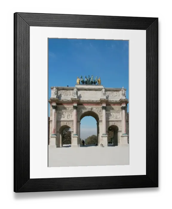 Framed Print : Neoclassical Art. Arc de Triomphe du Carrousel (Arc de Triomphe du Carrousel). Napoleon Framed Print : Neoclassical Art. Arc de Triomphe du Carrousel (Arc de Triomphe du Carrousel). Napoleon