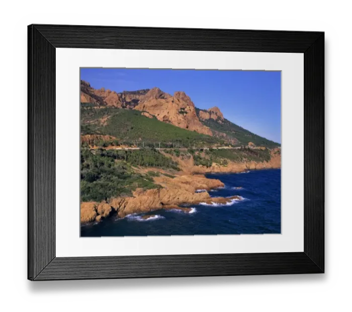 Framed Print : Europe, France, Theoule-sur-Mer. A turn-out is filled with visitors at Theuole-sur-Mer Framed Print : Europe, France, Theoule-sur-Mer. A turn-out is filled with visitors at Theuole-sur-Mer