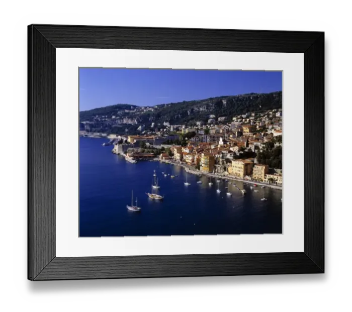 Framed Print : Europe, France, Villefranche. The seaside town of Villefranche, on the Mediterranean Framed Print : Europe, France, Villefranche. The seaside town of Villefranche, on the Mediterranean