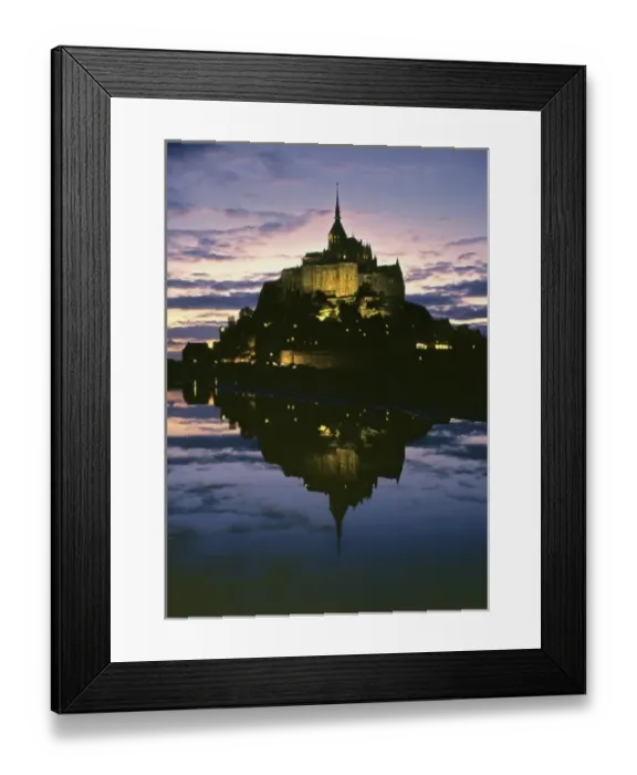 Framed Print : Europe, France, Le Mont St. -Michel. Le Mont St. -Michel, a World Heritage Site in Normandy Framed Print : Europe, France, Le Mont St. -Michel. Le Mont St. -Michel, a World Heritage Site in Normandy