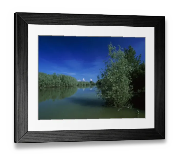 Framed Print : Doubs River, Fretterans, France