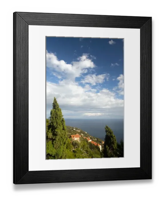 Framed Print : Roquebrune Cap Martin, Alpes Maritimes, France Framed Print : Roquebrune Cap Martin, Alpes Maritimes, France