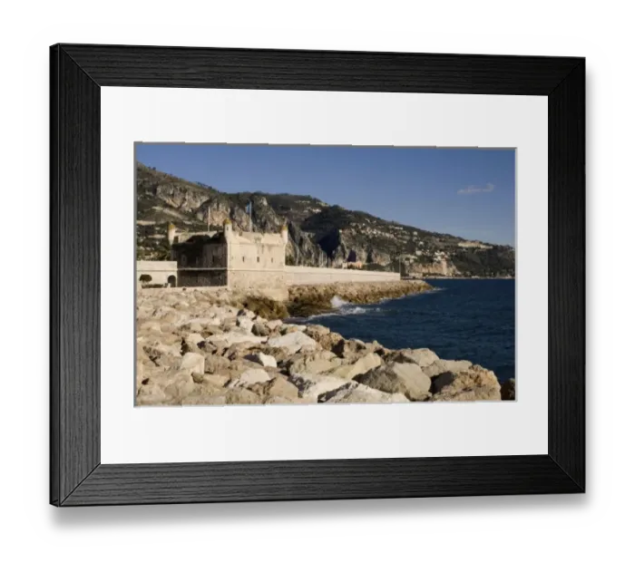 Framed Print : France, Alpes Maritimes, Cote d Azur, Menton, Le Bastion Framed Print : France, Alpes Maritimes, Cote d Azur, Menton, Le Bastion