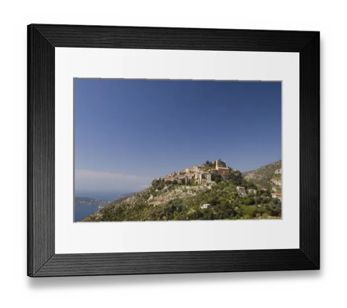 Framed Print : Eze-Village, Cote d Azur, France