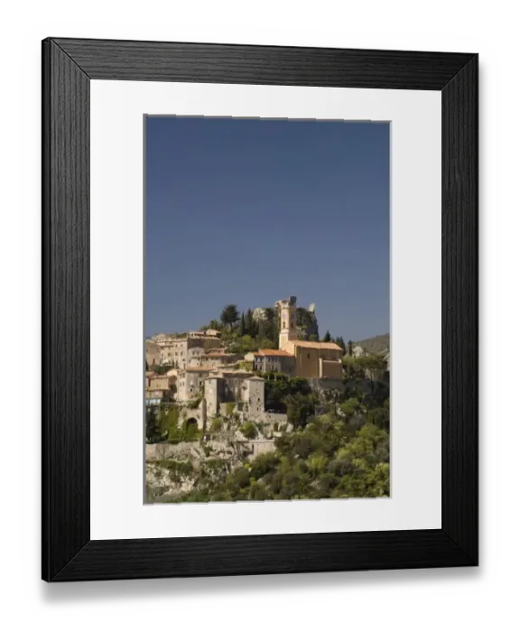 Framed Print : Eze-Village, Cote d Azur, France Framed Print : Eze-Village, Cote d Azur, France