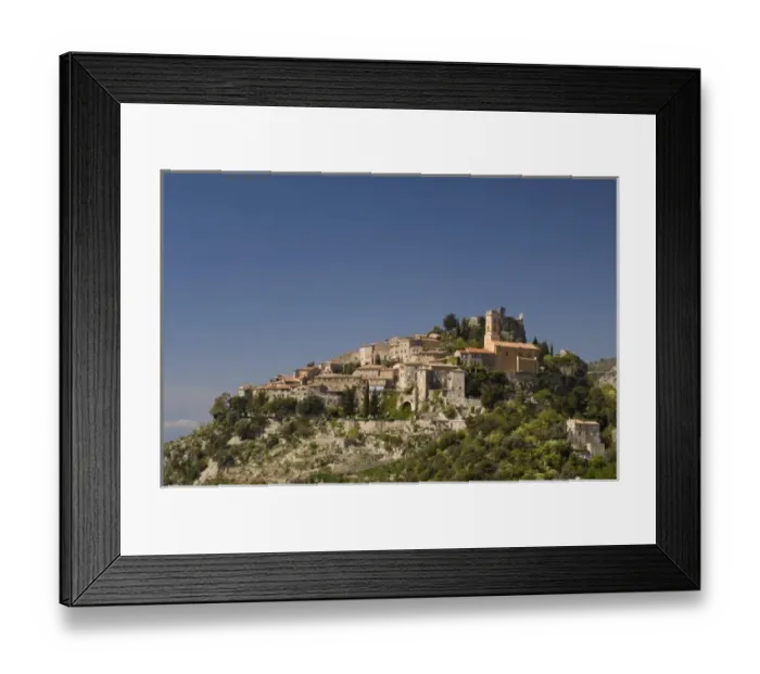 Framed Print : Eze-Village, Cote d Azur, France