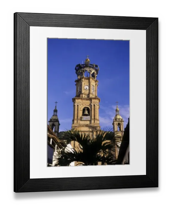 Framed Print : Catholic cathedral, Puerto Vallarta, Mexico Framed Print : Catholic cathedral, Puerto Vallarta, Mexico