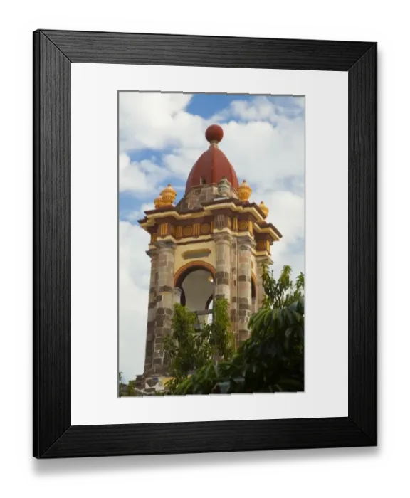 Framed Print : North America, Mexico, Guanajuato state, San Miguel de Allende. The bell tower of Templo Las Monjas