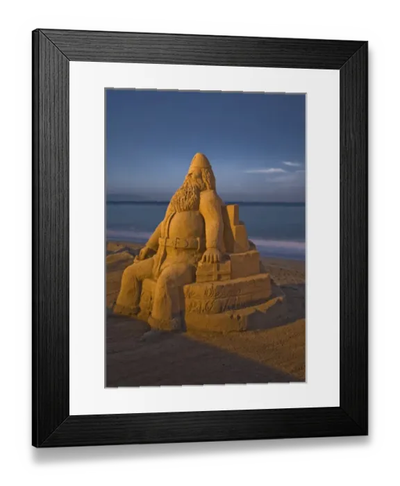Framed Print : Mexico, Puerto Vallarta. Holiday sand sculptures along the Malecon Framed Print : Mexico, Puerto Vallarta. Holiday sand sculptures along the Malecon