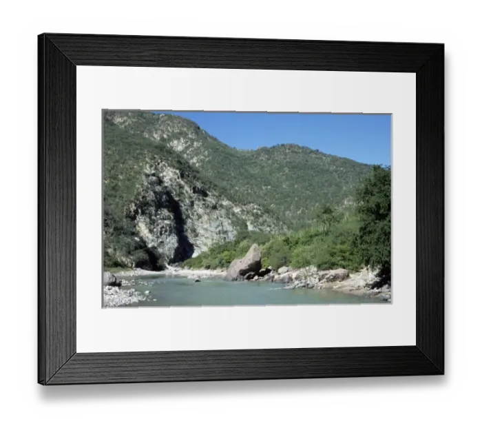 Framed Print : Mexico, Urique River in Copper Canyon