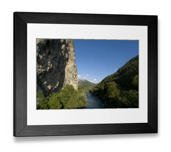 Framed Print : Verdon river near Castellane, Provence, France Framed Print : Verdon river near Castellane, Provence, France
